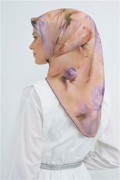 Armine  Saf İpek Twill Eşarp 9515D 84