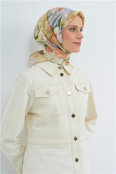 Armine  Saf İpek Twill Eşarp 9516D 03