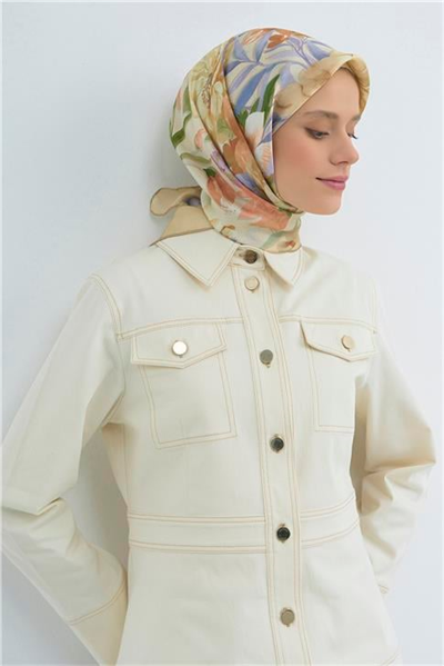 Armine  Saf İpek Twill Eşarp 9516D 03