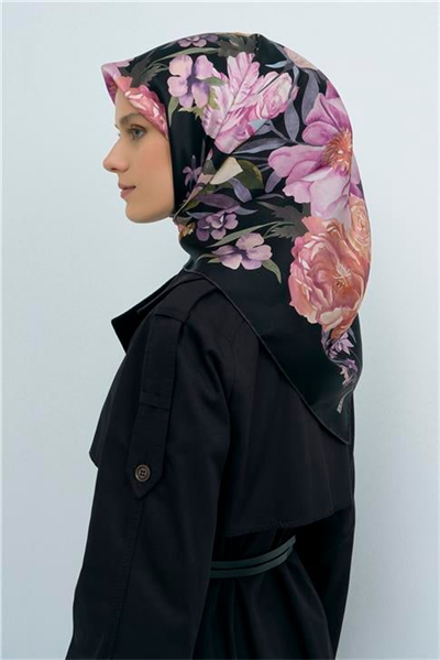 Armine  Saf İpek Twill Eşarp 9516D 05