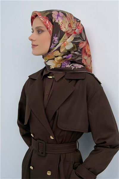Armine  Saf İpek Twill Eşarp 9516D 36