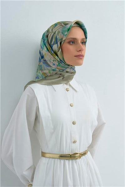 Armine  Saf İpek Twill Eşarp 9516D 83
