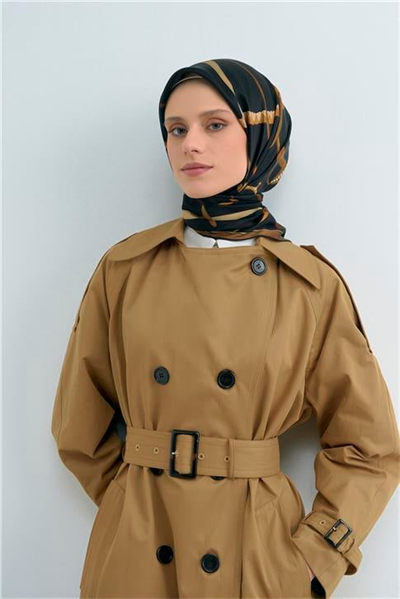 Armine Yeni Sezon 2026 Saf İpek Twill Eşarp 9517D 04