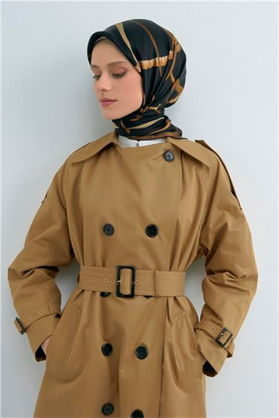 Armine Yeni Sezon 2026 Saf İpek Twill Eşarp 9517D 04