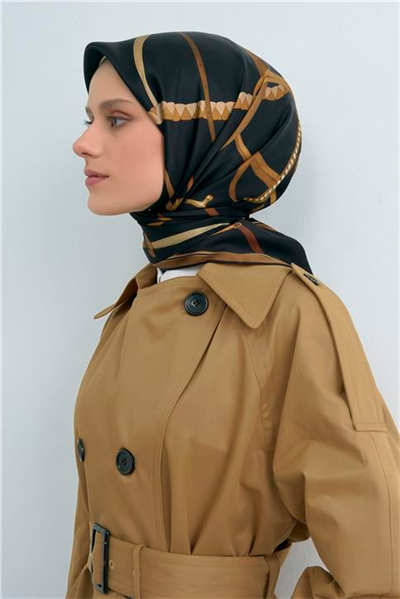 Armine Yeni Sezon 2026 Saf İpek Twill Eşarp 9517D 04