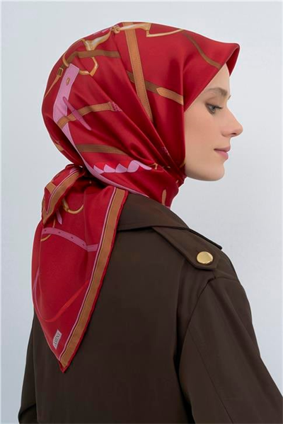 Armine  Saf İpek Twill Eşarp 9517D 54