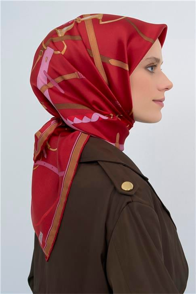 Armine  Saf İpek Twill Eşarp 9517D 54
