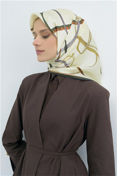 Armine  Saf İpek Twill Eşarp 9517D 82