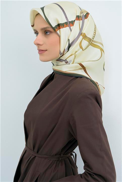 Armine  Saf İpek Twill Eşarp 9517D 82