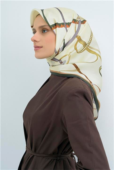 Armine  Saf İpek Twill Eşarp 9517D 82