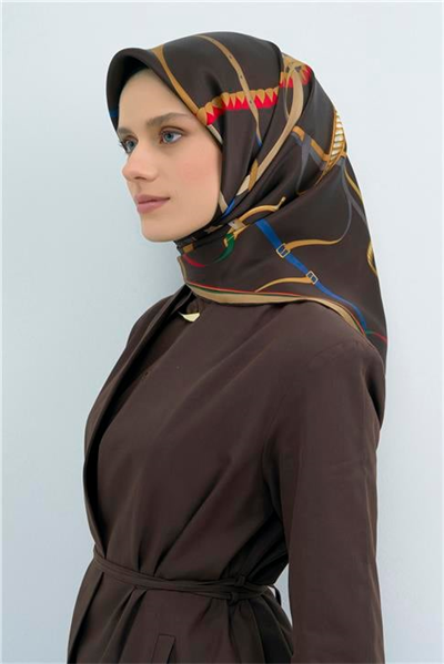 Armine Yeni Sezon 2026 Saf İpek Twill Eşarp 9517D 84
