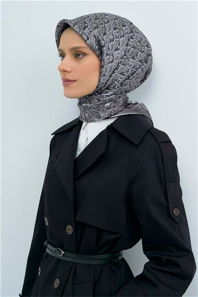 Armine  Saf İpek Twill Eşarp 9518D 01