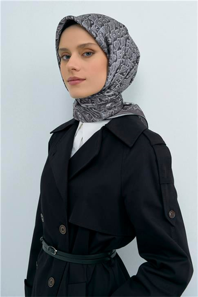 Armine  Saf İpek Twill Eşarp 9518D 01