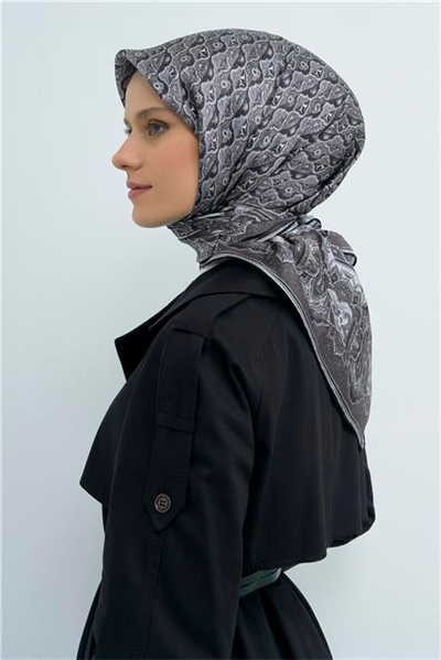Armine  Saf İpek Twill Eşarp 9518D 01