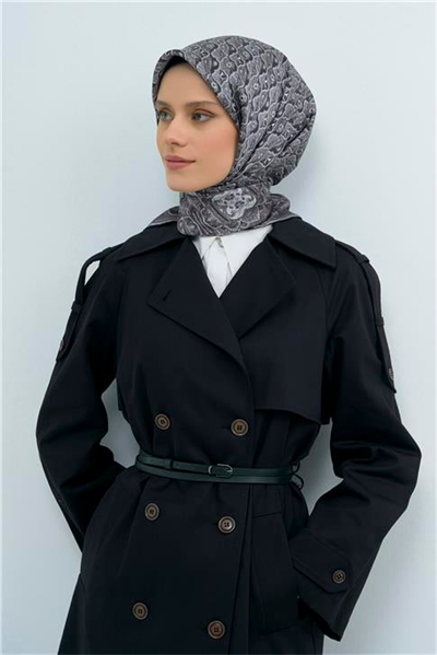 Armine  Saf İpek Twill Eşarp 9518D 01