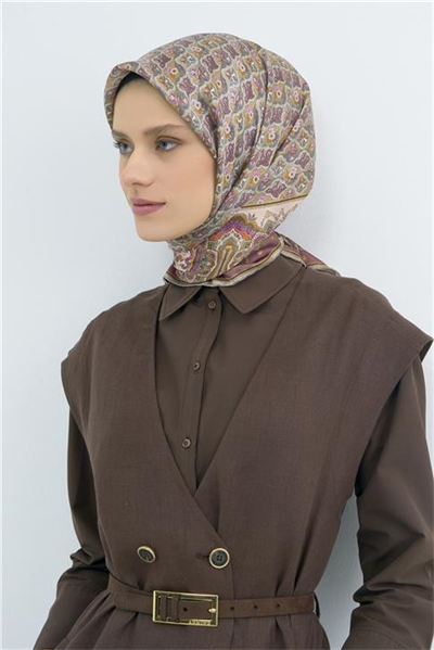 Armine Yeni Sezon 2026 Saf İpek Twill Eşarp 9518D 32