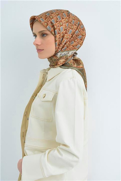 Armine  Saf İpek Twill Eşarp 9518D 51