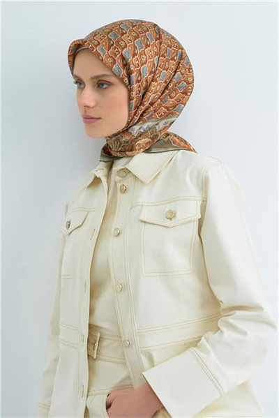 Armine  Saf İpek Twill Eşarp 9518D 51