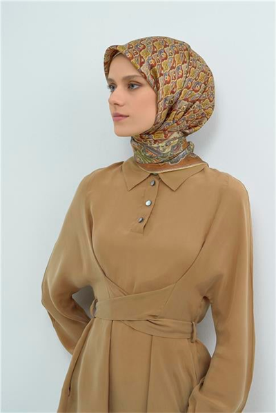Armine  Saf İpek Twill Eşarp 9518D 52