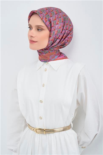 Armine Yeni Sezon 2026 Saf İpek Twill Eşarp 9518D 81