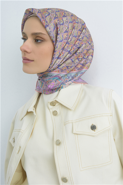 Armine  Saf İpek Twill Eşarp 9518D 84