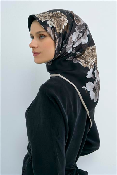 Armine  Saf İpek Twill Eşarp 9520D 01