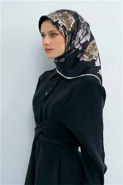 Armine  Saf İpek Twill Eşarp 9520D 01