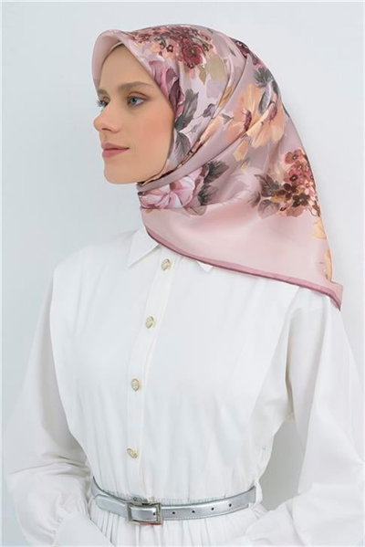 Armine  Saf İpek Twill Eşarp 9520D 02