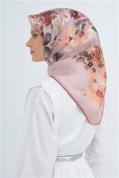 Armine  Saf İpek Twill Eşarp 9520D 02
