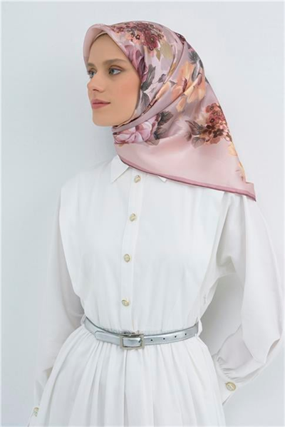 Armine  Saf İpek Twill Eşarp 9520D 02