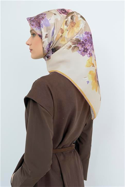 Armine  Saf İpek Twill Eşarp 9520D 32