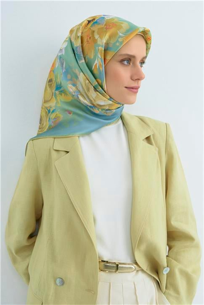 Armine  Saf İpek Twill Eşarp 9520D 53
