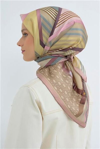 Armine  Saf İpek Twill Eşarp 9521D 02