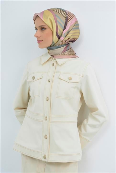 Armine  Saf İpek Twill Eşarp 9521D 02