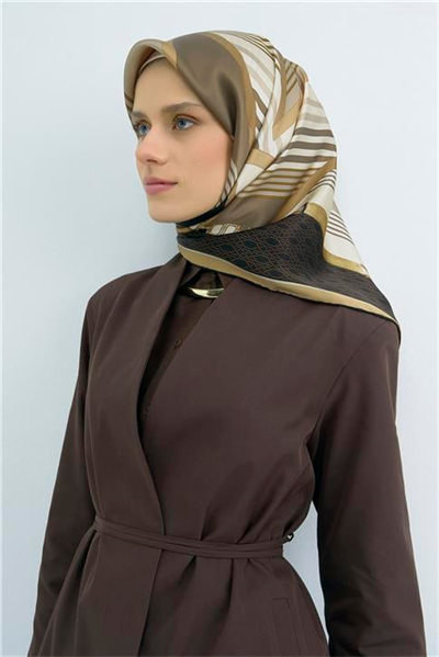 Armine  Saf İpek Twill Eşarp 9521D 04