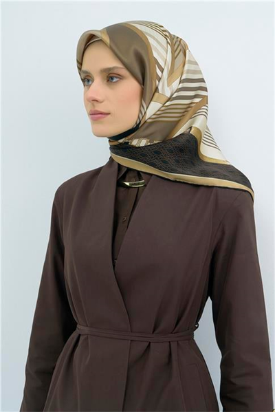 Armine  Saf İpek Twill Eşarp 9521D 04