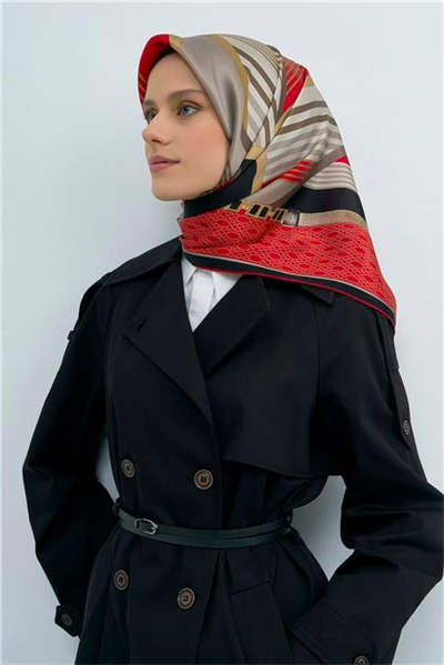 Armine  Saf İpek Twill Eşarp 9521D 05