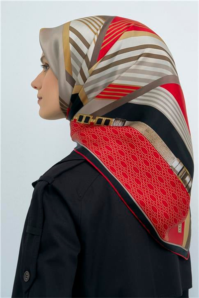 Armine  Saf İpek Twill Eşarp 9521D 05