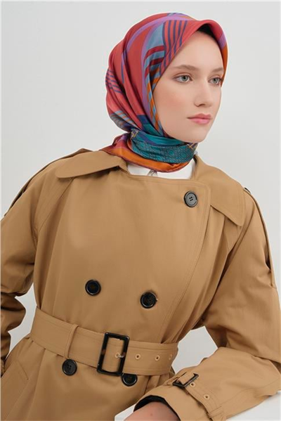 Armine  Saf İpek Twill Eşarp 9521D 54