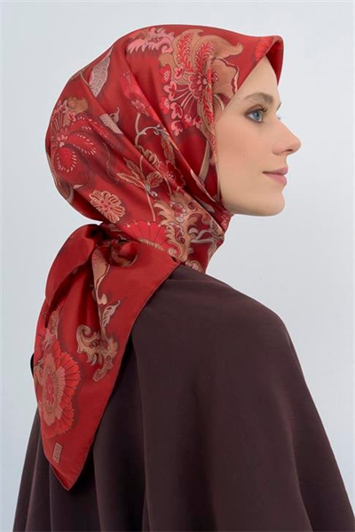 Armine  Saf İpek Twill Eşarp 9523D 03