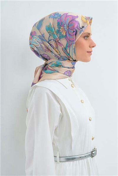 Armine  Saf İpek Twill Eşarp 9523D 35