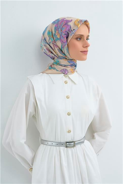 Armine  Saf İpek Twill Eşarp 9523D 35