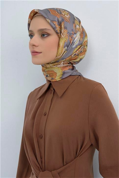 Armine  Saf İpek Twill Eşarp 9523D 53