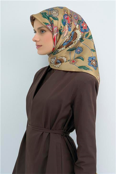 Armine  Saf İpek Twill Eşarp 9523D 55