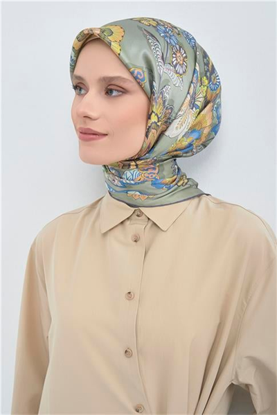 Armine  Saf İpek Twill Eşarp 9523D 83