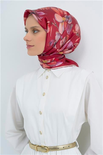 Armine  Saf İpek Twill Eşarp 9524D 34
