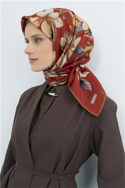 Armine  Saf İpek Twill Eşarp 9524D 56