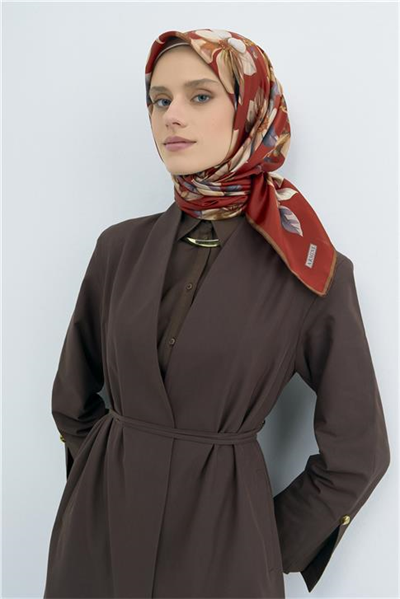 Armine  Saf İpek Twill Eşarp 9524D 56