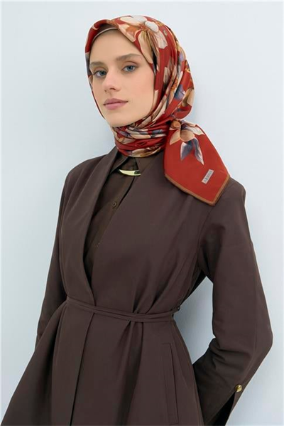 Armine  Saf İpek Twill Eşarp 9524D 56
