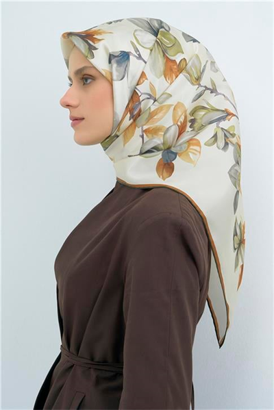 Armine  Saf İpek Twill Eşarp 9524D 84
